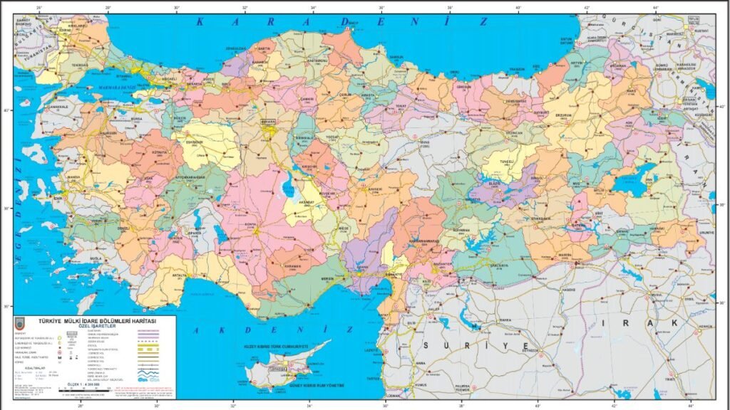 Türkiye İdari Haritası